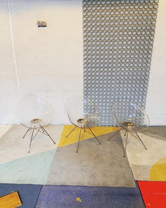 Image 1 of 3x Kartell Eros Stuhl