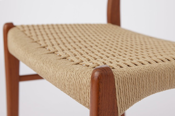 Image 1 of 2x Arne Wahl Iversen Esszimmerstühle Dänemark 60s-70er Jahre