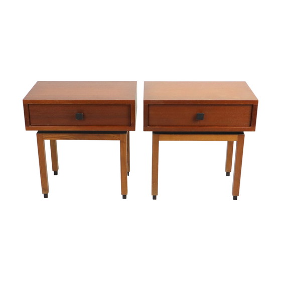 Image 1 of Vintage Nachttische aus Teakholz 