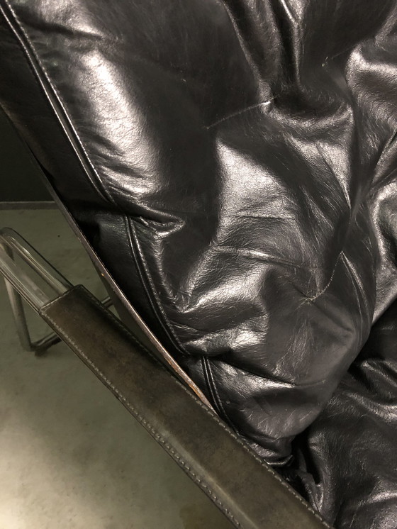 Image 1 of Marco Zanuso Maggiolina Loungesessel und Hocker für Zanotta