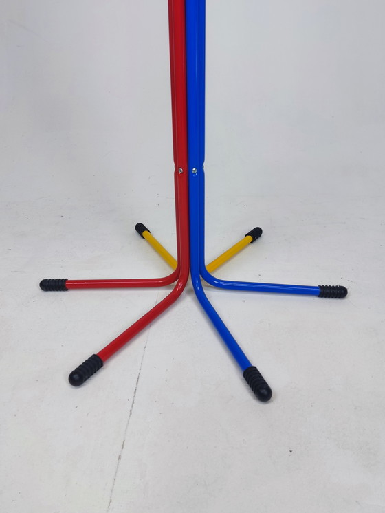 Image 1 of Vintage Kapstok im Memphis-Stil