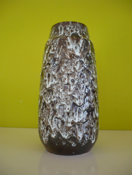 Schöne Vintage Fett Lava Vase Scheurich West Deutschland