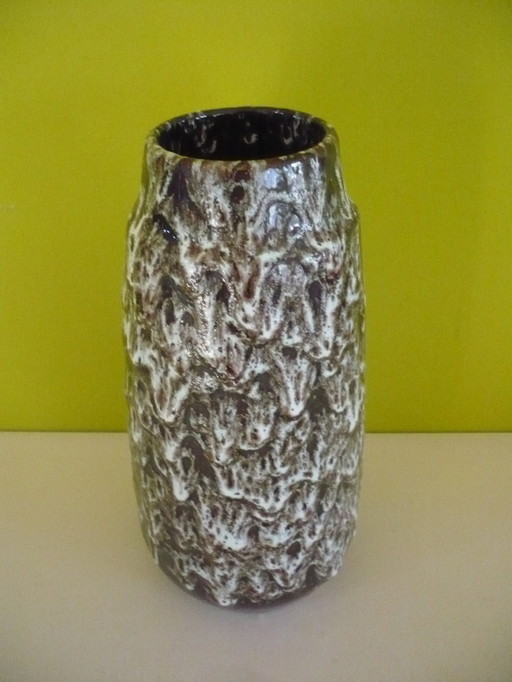 Schöne Vintage Fett Lava Vase Scheurich West Deutschland