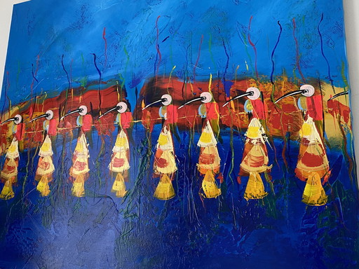 Gino Sauerbier – Blau Vorspielgemälde