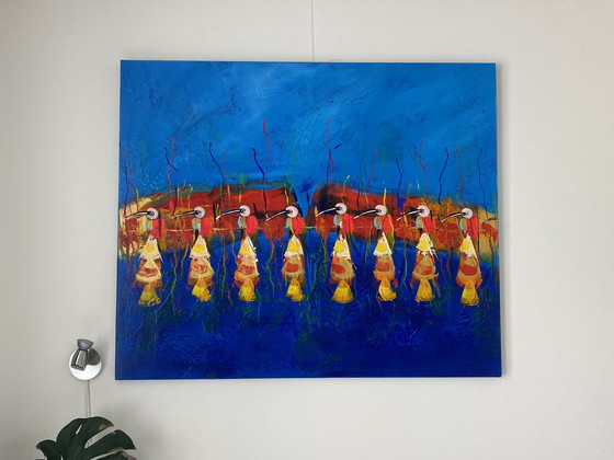 Image 1 of Gino Sauerbier – Blau Vorspielgemälde