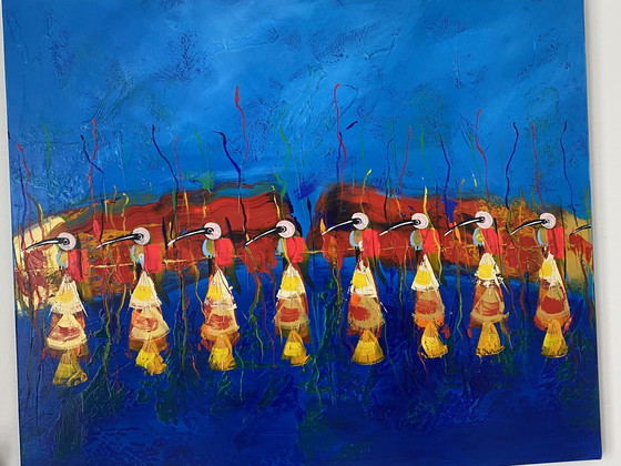 Image 1 of Gino Sauerbier – Blau Vorspielgemälde