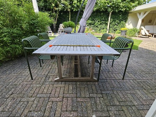 4x Palisade Sessel Gartenstuhl