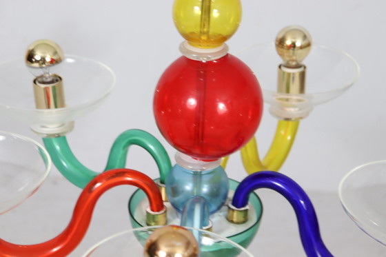 Image 1 of  Kronleuchter/Deckenlampe Aus Muranoglas, Italien, 1980Er Jahre