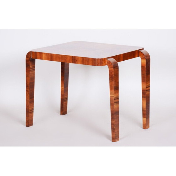 Image 1 of Couchtisch aus Nussbaumholz im Art-déco-Stil von Halabala für Up Zavody, 1930