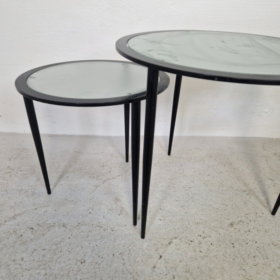 Image 1 of 80er Jahre Minimalistische Beistelltische