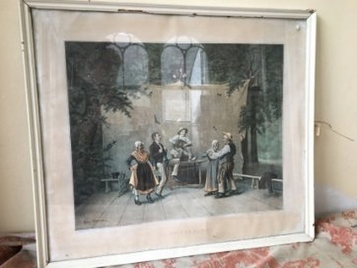 Festlicher Druck von Jean Moreau