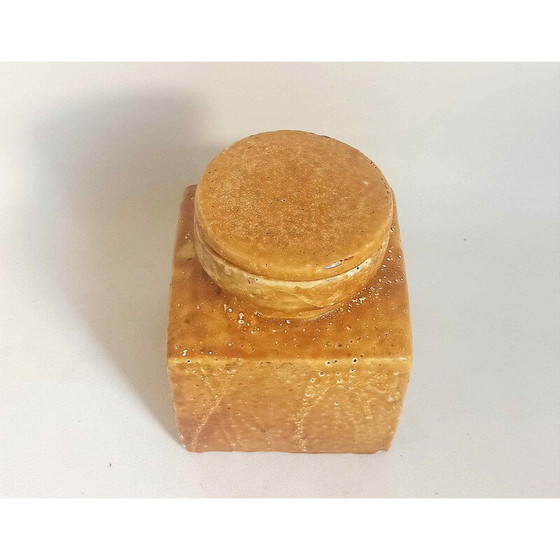 Image 1 of Vintage-Topf aus Terracotta-Keramik mit Lava-Effekt