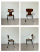 4x Fritz Hansen Hammer Stuhl