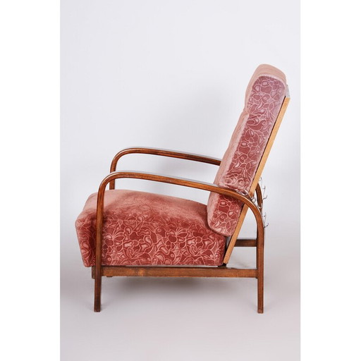 Vintage Art Deco Positionierungssessel, 1930er Jahre