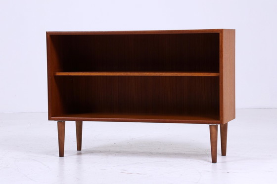 Image 1 of Offene Vintage Teak Kommode 60er | Mid Century Schrank Vintage Flur Aufbewahrung Retro Holz