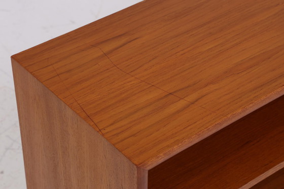 Image 1 of Offene Vintage Teak Kommode 60er | Mid Century Schrank Vintage Flur Aufbewahrung Retro Holz