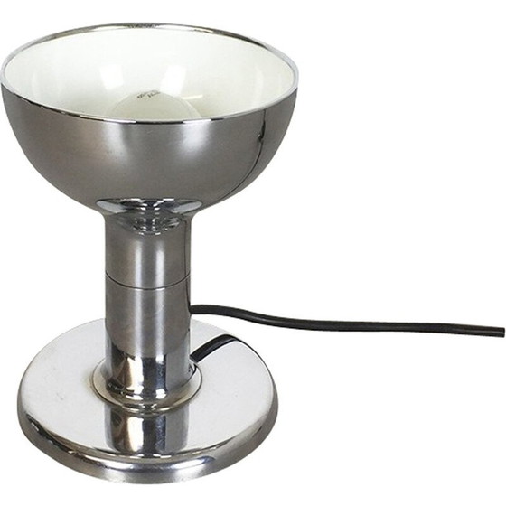 Image 1 of Silberne Metall-Tischlampe für Cosack, Deutschland 1970