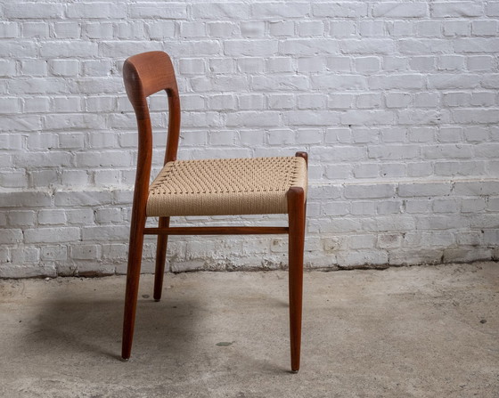 Image 1 of 1X Niels Møller Esszimmerstuhl Modell 75 in Teak, 1960S Dänemark