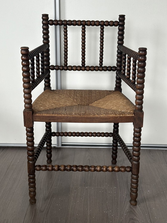 Image 1 of Spulenstuhl aus Eichenholz