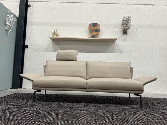 Image 1 of Intertime Weibel Weibel Mara 4-Sitzer Sofa Leder Greige