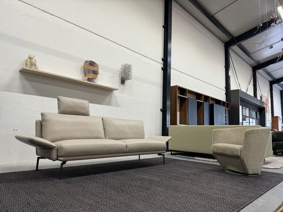 Image 1 of Intertime Weibel Weibel Mara 4-Sitzer Sofa Leder Greige