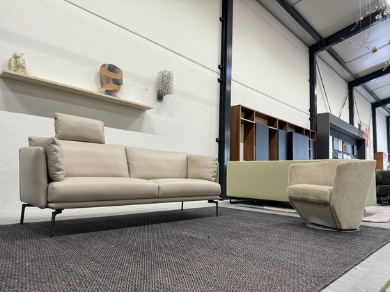 Image 1 of Intertime Weibel Weibel Mara 4-Sitzer Sofa Leder Greige