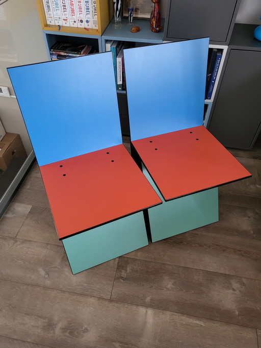 2x Verner Chair entworfen von Verner Panton