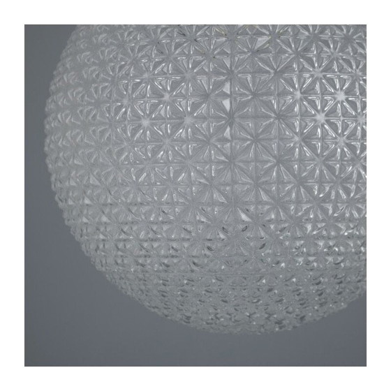 Image 1 of Kreuz-Diamant-Glas-Pendelleuchte, Tschechoslowakei