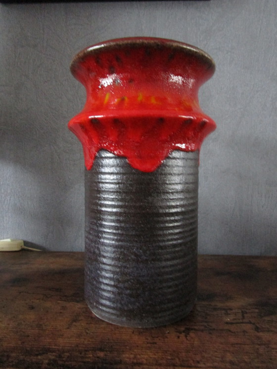 Image 1 of West Grmany Jasba Lava Vase 25 Cm.