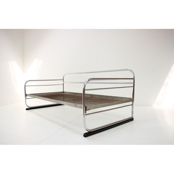 Image 1 of Vintage Art deco Design 3-Sitzer Sofa, Tschechoslowakei 1930er Jahre