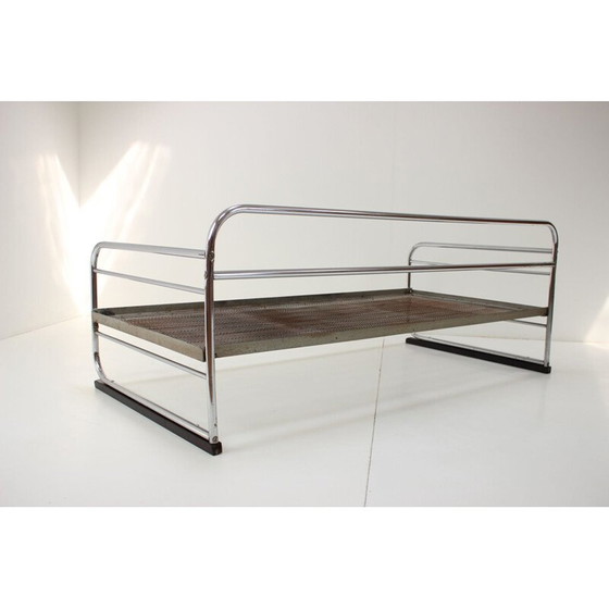 Image 1 of Vintage Art deco Design 3-Sitzer Sofa, Tschechoslowakei 1930er Jahre