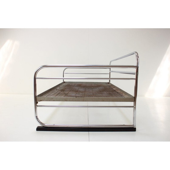 Image 1 of Vintage Art deco Design 3-Sitzer Sofa, Tschechoslowakei 1930er Jahre