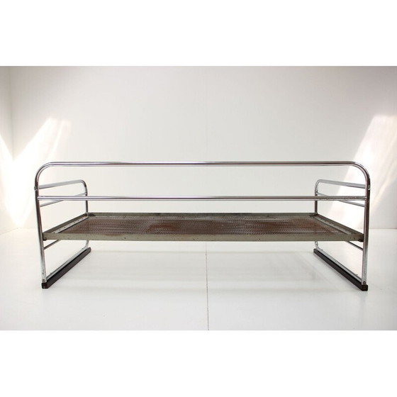 Image 1 of Vintage Art deco Design 3-Sitzer Sofa, Tschechoslowakei 1930er Jahre