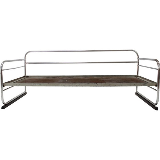 Image 1 of Vintage Art deco Design 3-Sitzer Sofa, Tschechoslowakei 1930er Jahre