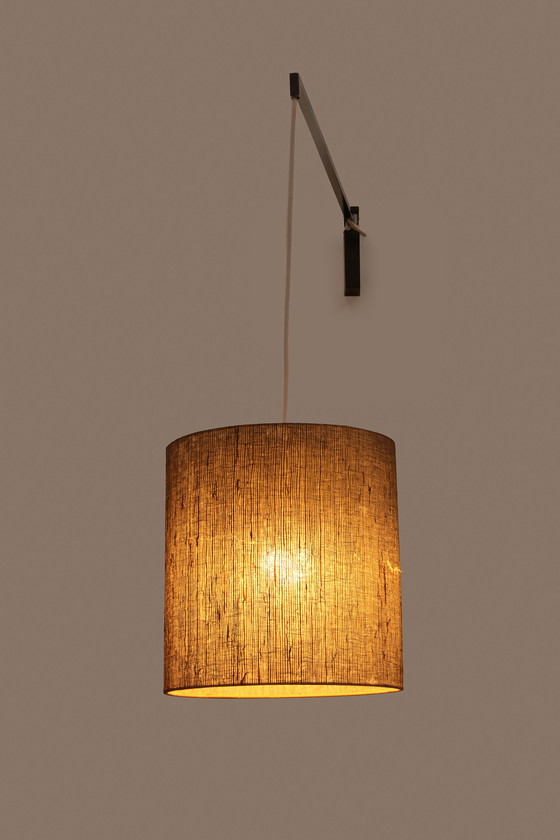 Image 1 of Dänische Wandlampe mit Chrom schönes schlankes Modell, 1960