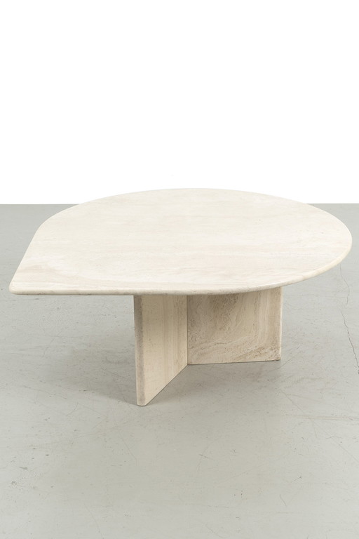 Vintage Couchtisch aus Travertin