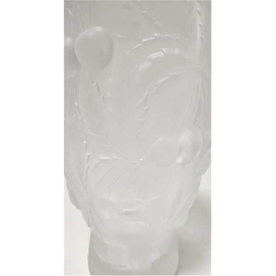 Image 1 of Vintage-Vase aus Pressglas von Josef Inwald