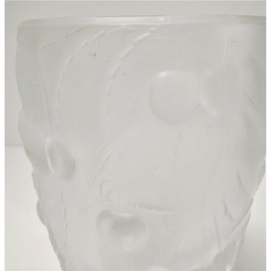 Image 1 of Vintage-Vase aus Pressglas von Josef Inwald
