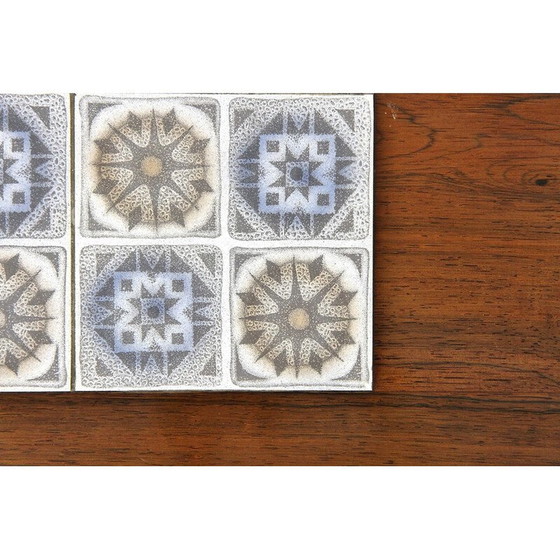 Image 1 of Vintage Couchtisch aus Keramik und Palisanderholz, Dänemark 1960