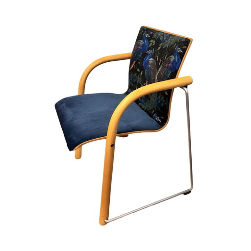 Polsterstuhl, Typ S320, Entwurf von W. Schneider, U. Böhme, Thonet, Deutschland, 1984