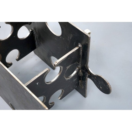 Image 1 of Grauer Couchtisch aus Metall, Deutschland 1980