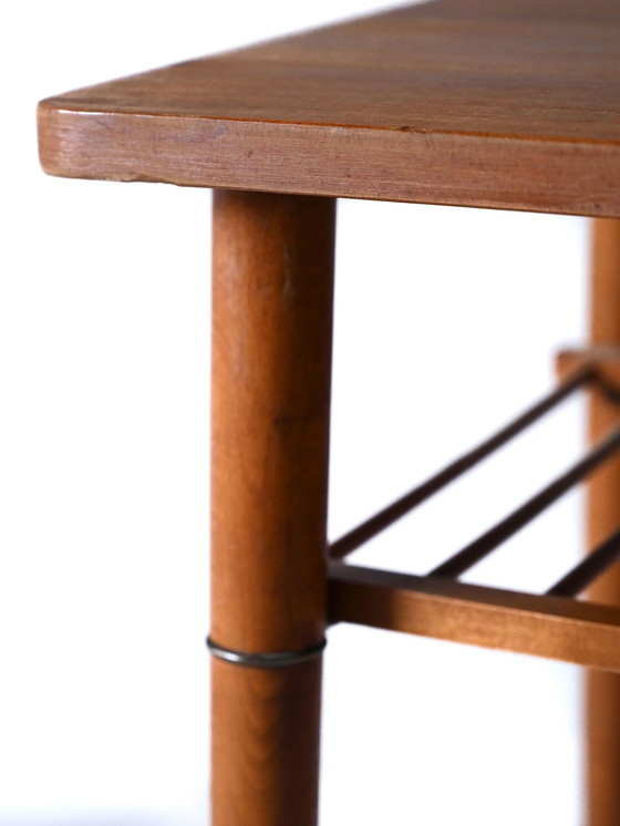 Image 1 of 1950S Couchtisch auf Rädern