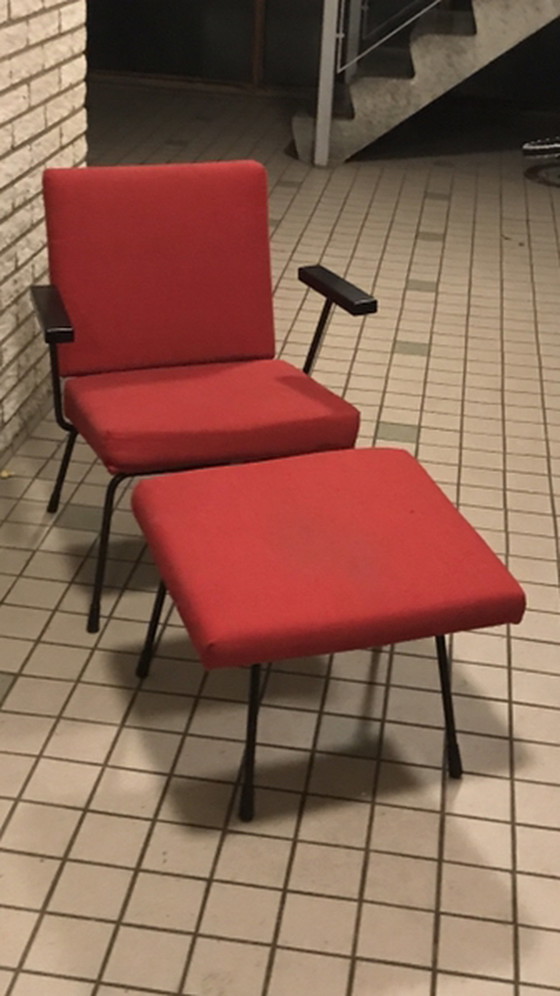 Image 1 of Gispen 1401 Sessel + 1801 Fußhocker