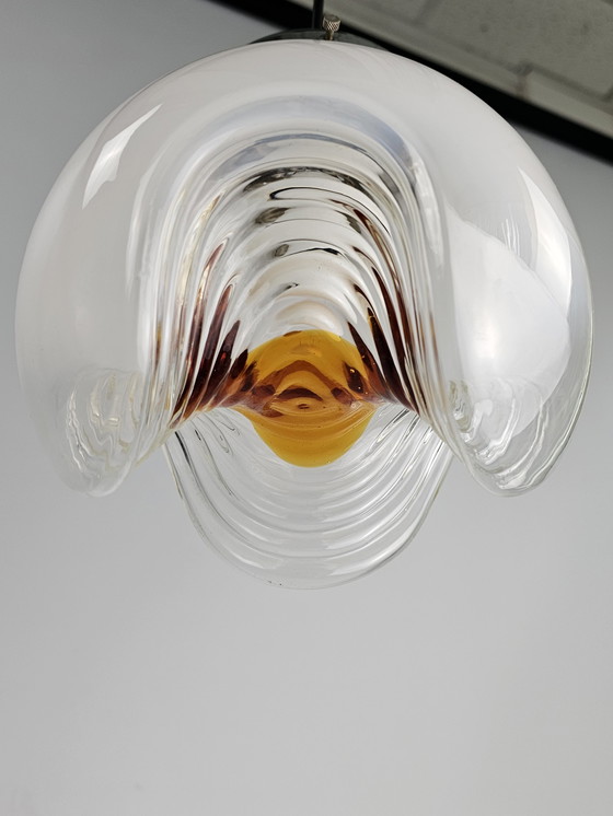 Image 1 of Hängeleuchte italienisches Muranoglas Wave