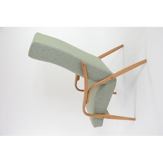 Image 1 of Vintage Sessel J grün blau, 1960