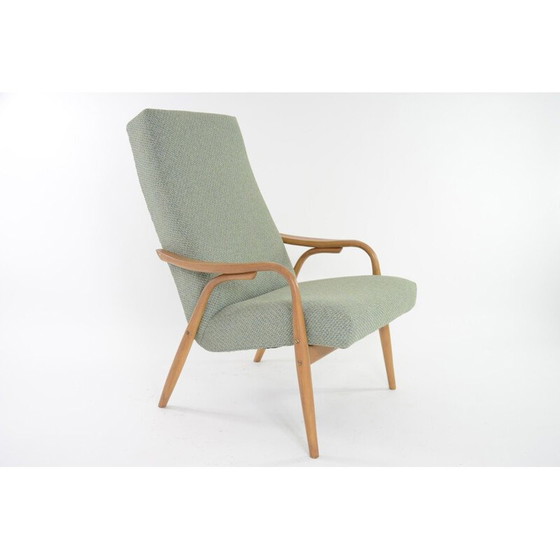 Image 1 of Vintage Sessel J grün blau, 1960