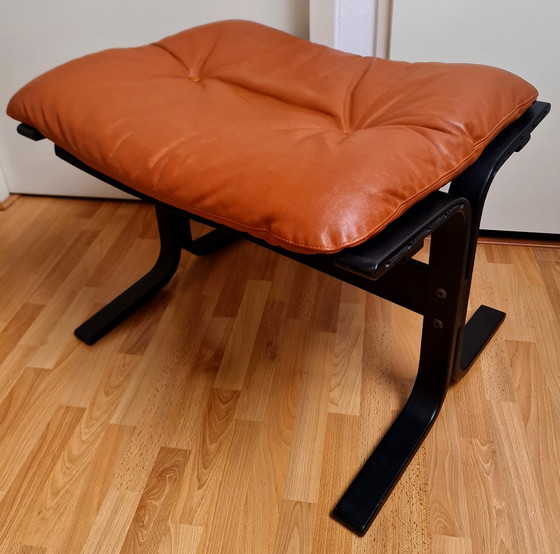 Image 1 of Ingmar Relling Westnofa Fußhocker cognac Leder schwarz