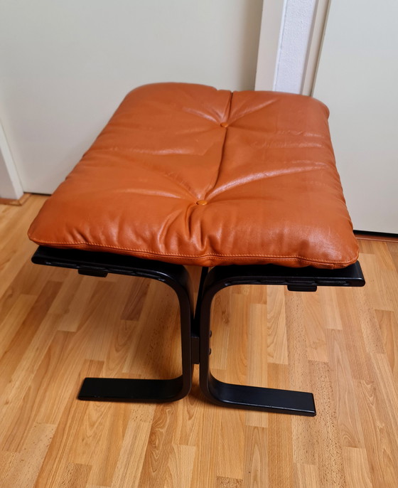 Image 1 of Ingmar Relling Westnofa Fußhocker cognac Leder schwarz