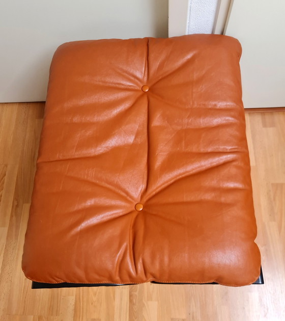 Image 1 of Ingmar Relling Westnofa Fußhocker cognac Leder schwarz