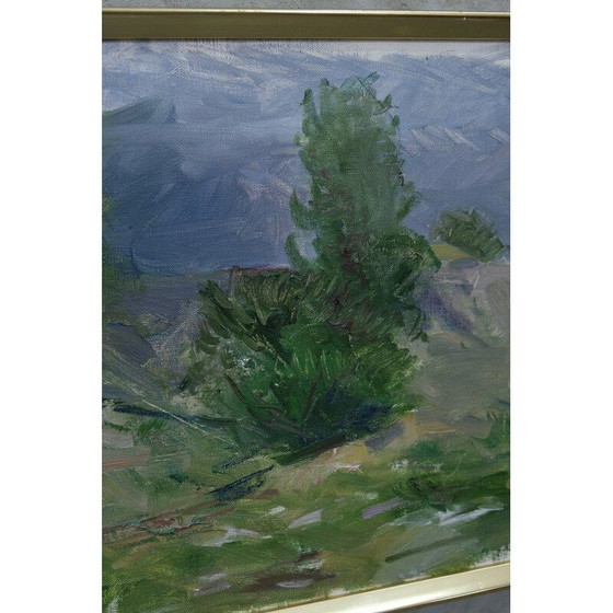 Image 1 of Modernistisches Ölgemälde von Tore Nilsson, Schweden 1970